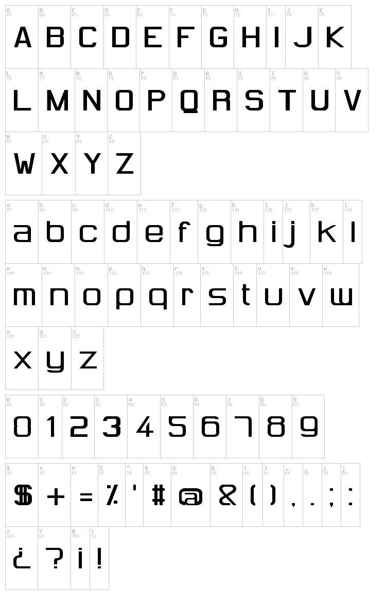 Hug Femmes font map